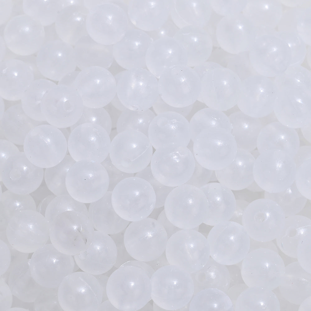 Cute Heart Acrylic Matte Spacer Beads
