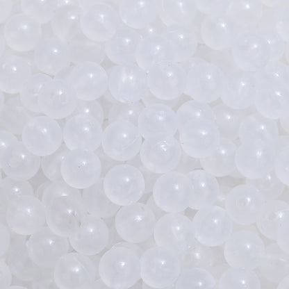 Cute Heart Acrylic Matte Spacer Beads