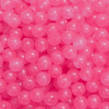 Cute Heart Acrylic Matte Spacer Beads