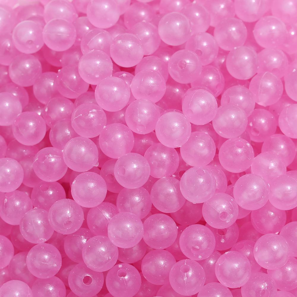Cute Heart Acrylic Matte Spacer Beads