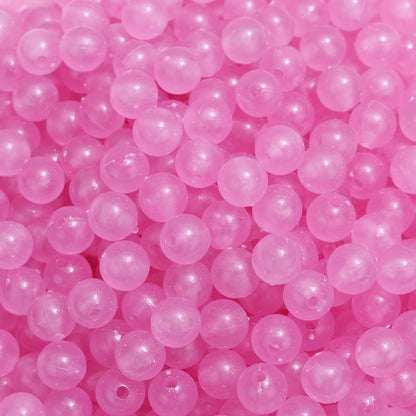 Cute Heart Acrylic Matte Spacer Beads