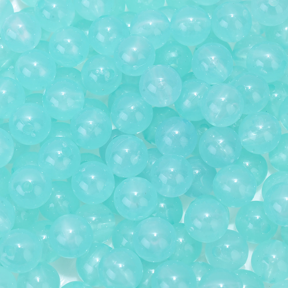 Cute Heart Acrylic Matte Spacer Beads