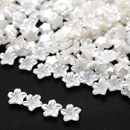 Mix Flower Imitation Metal Plastic Spacer Beads
