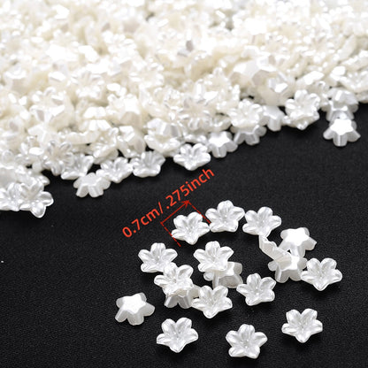 Mix Flower Imitation Metal Plastic Spacer Beads