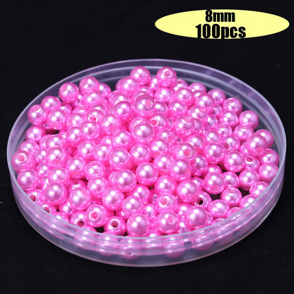 Fashion Faceted European Glass Rhinestone Column Beads