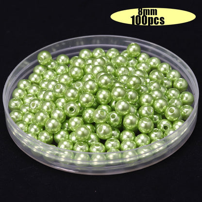 Fashion Faceted European Glass Rhinestone Column Beads