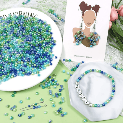 Fashion Faceted European Glass Rhinestone Column Beads