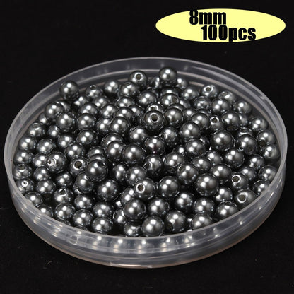 Fashion Faceted European Glass Rhinestone Column Beads