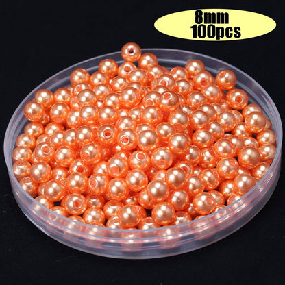 Fashion Faceted European Glass Rhinestone Column Beads