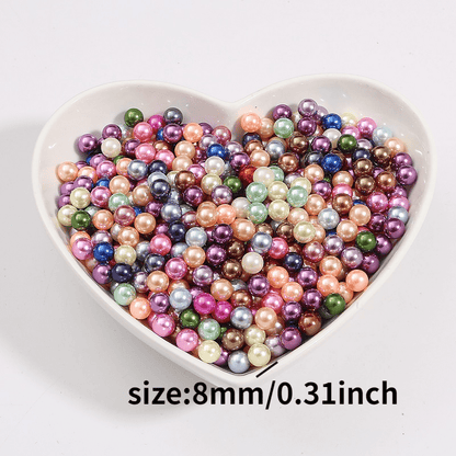 Fashion Faceted European Glass Rhinestone Column Beads