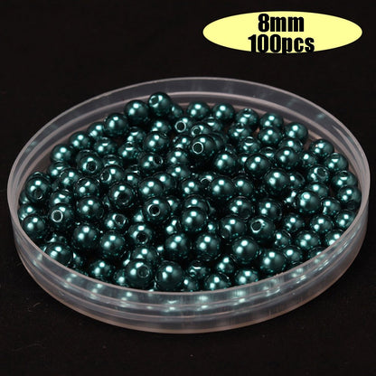 Fashion Faceted European Glass Rhinestone Column Beads
