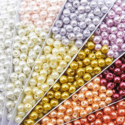 Fashion Faceted European Glass Rhinestone Column Beads