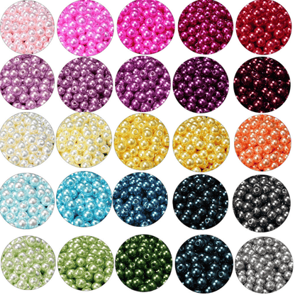 Fashion Faceted European Glass Rhinestone Column Beads