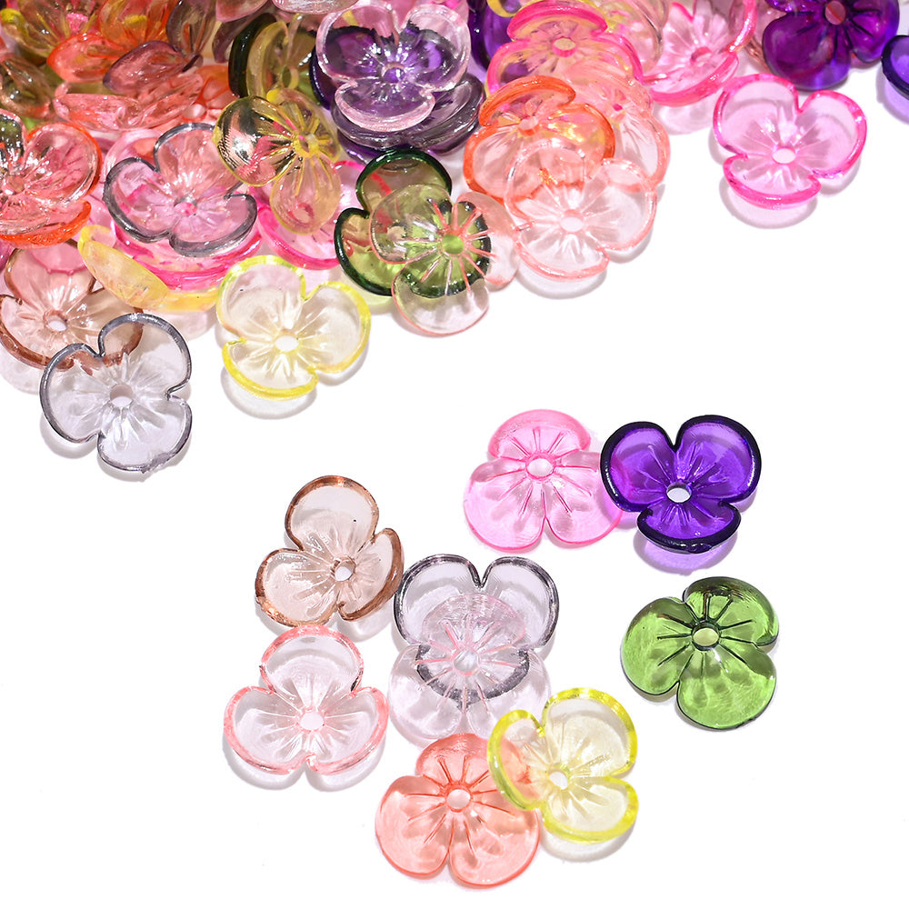 Colorful Mushroom Silicone Focal Beads