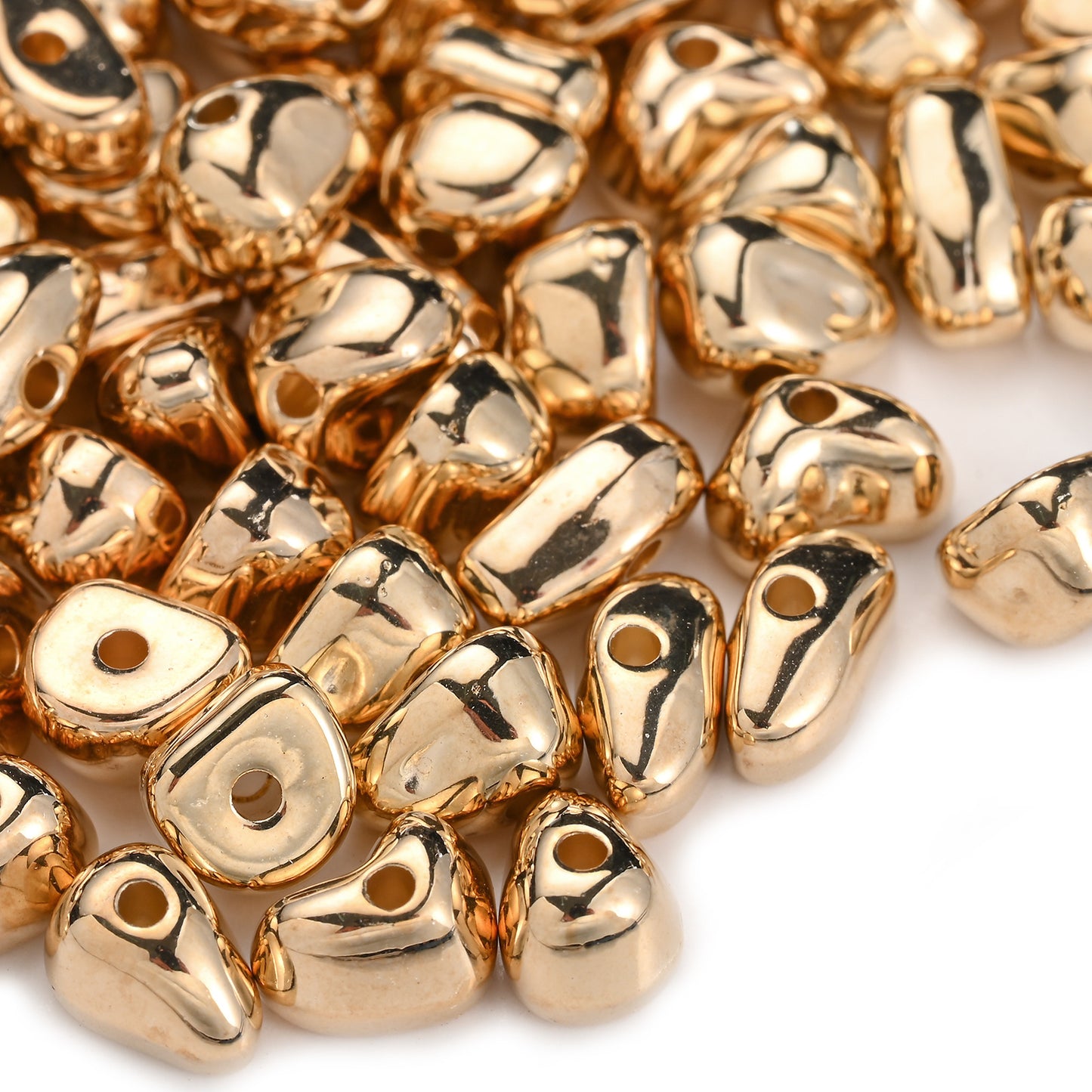 100pcs Irregular Geometric CCB Beads