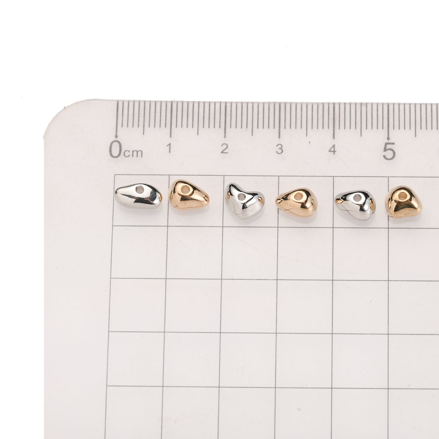 100pcs Irregular Geometric CCB Beads