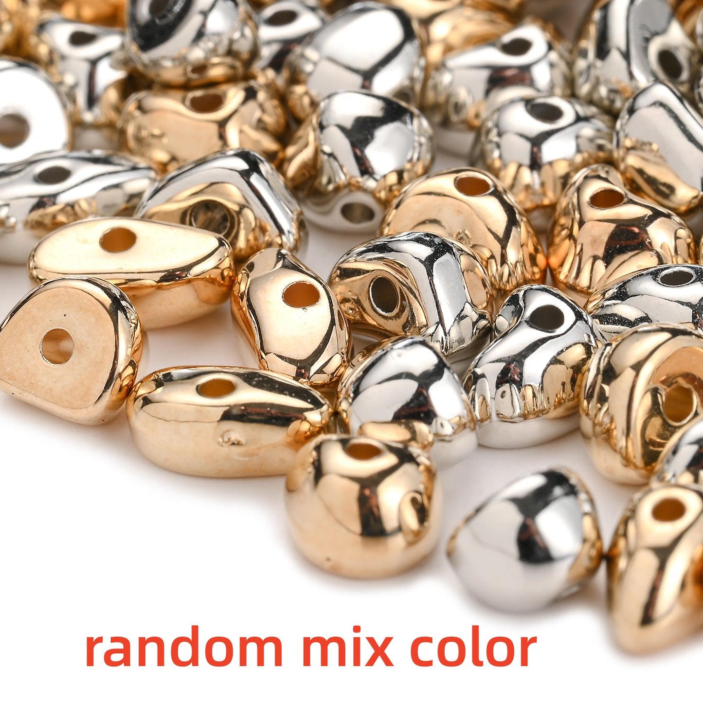 100pcs Irregular Geometric CCB Beads