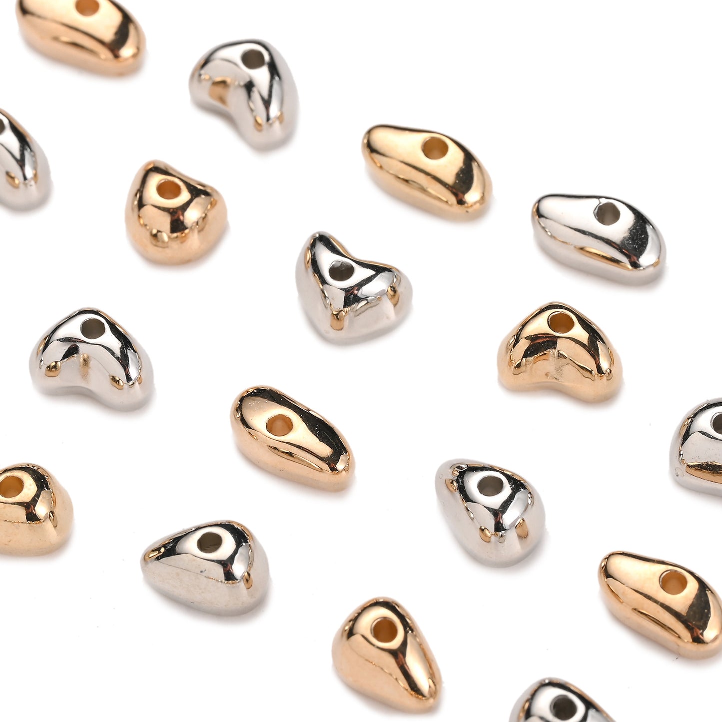 100pcs Irregular Geometric CCB Beads