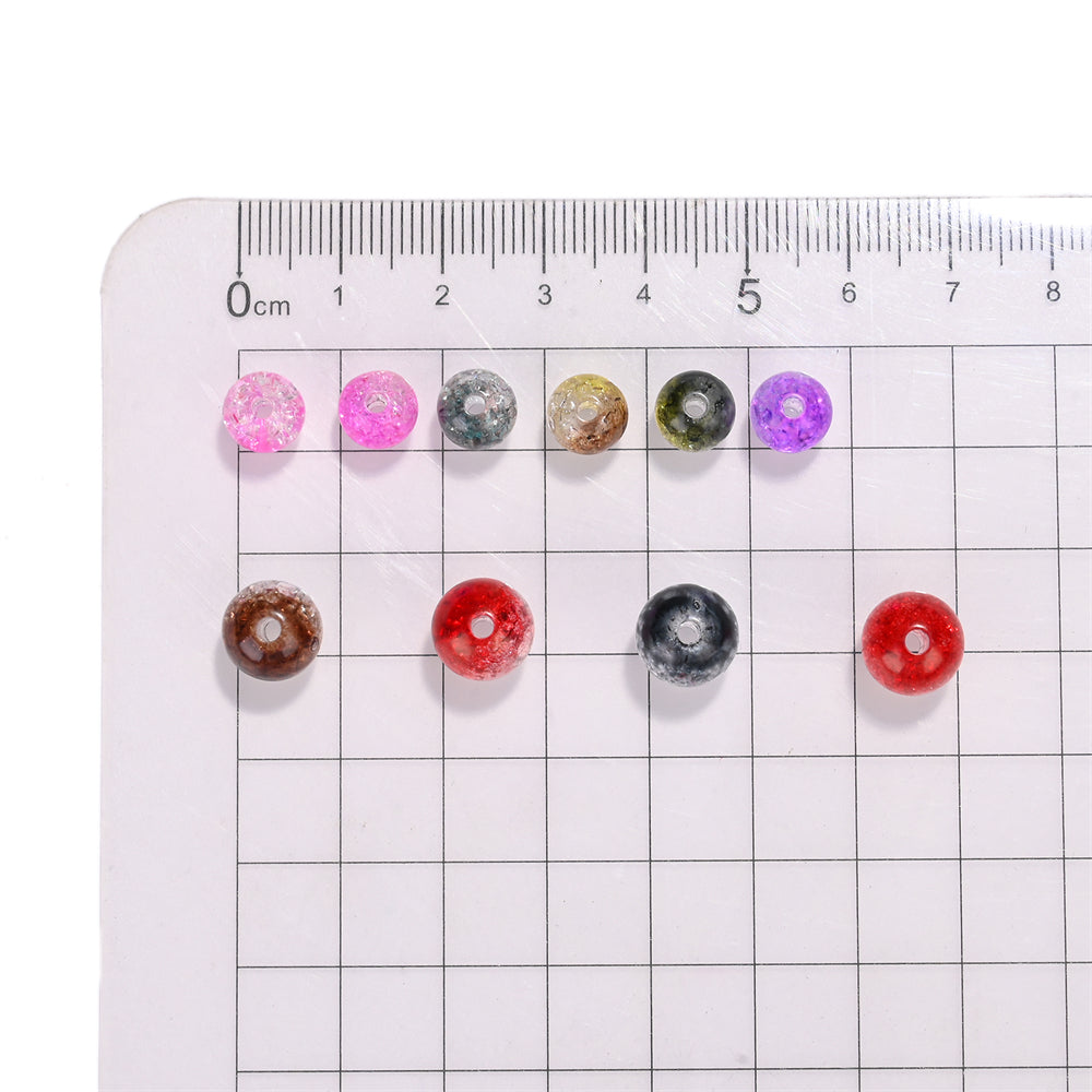 6x7mm CCB Heart Transverse Hole Spacer Beads