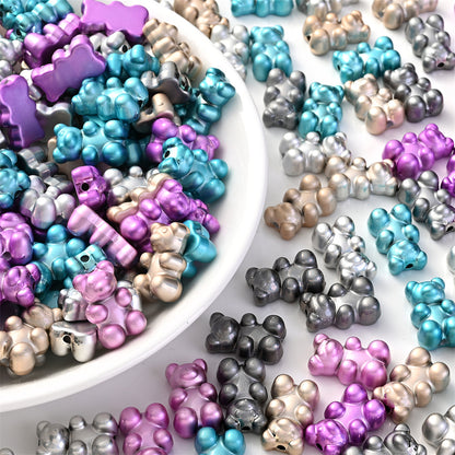 10pcs 11x18mm Imitation Metal Acrylic Spacer Beads