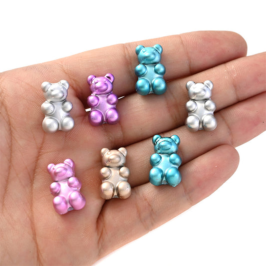 10pcs 11x18mm Imitation Metal Acrylic Spacer Beads