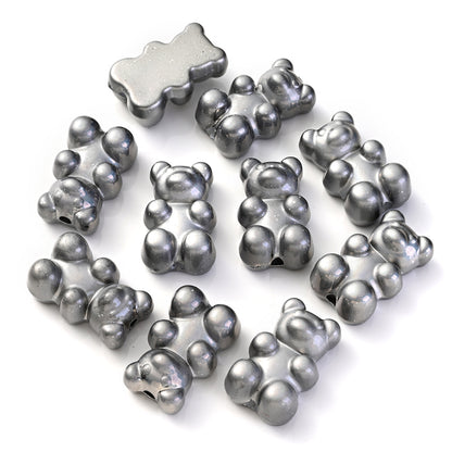 10pcs 11x18mm Imitation Metal Acrylic Spacer Beads