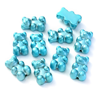 10pcs 11x18mm Imitation Metal Acrylic Spacer Beads