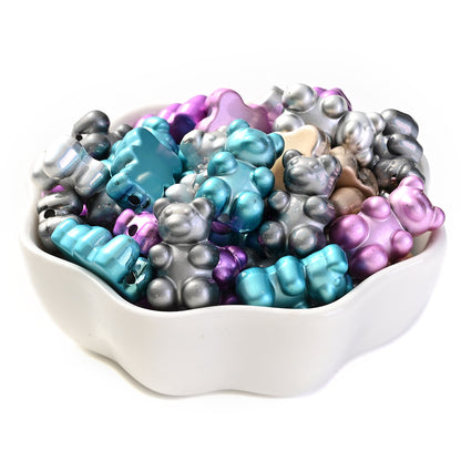 10pcs 11x18mm Imitation Metal Acrylic Spacer Beads
