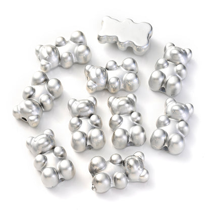 10pcs 11x18mm Imitation Metal Acrylic Spacer Beads