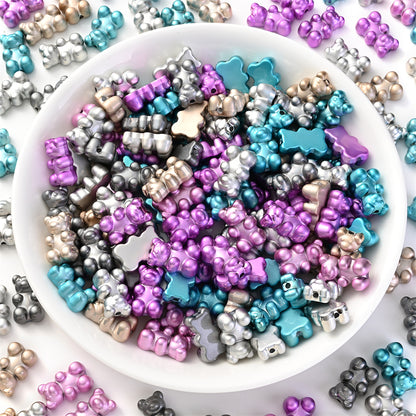 10pcs 11x18mm Imitation Metal Acrylic Spacer Beads
