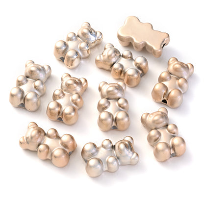 10pcs 11x18mm Imitation Metal Acrylic Spacer Beads