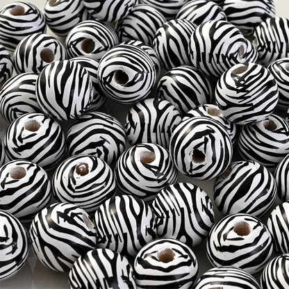 8mm Multicolor Crackle Glass Beads