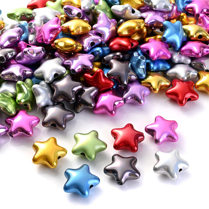10pcs 20x21mm Acrylic Star Beads