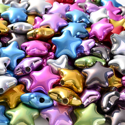 10pcs 20x21mm Acrylic Star Beads