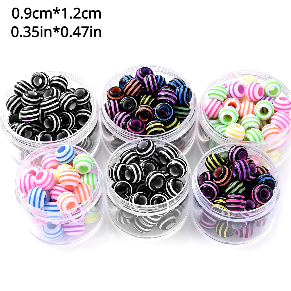 Geometric CCB Plastic Spacer Beads