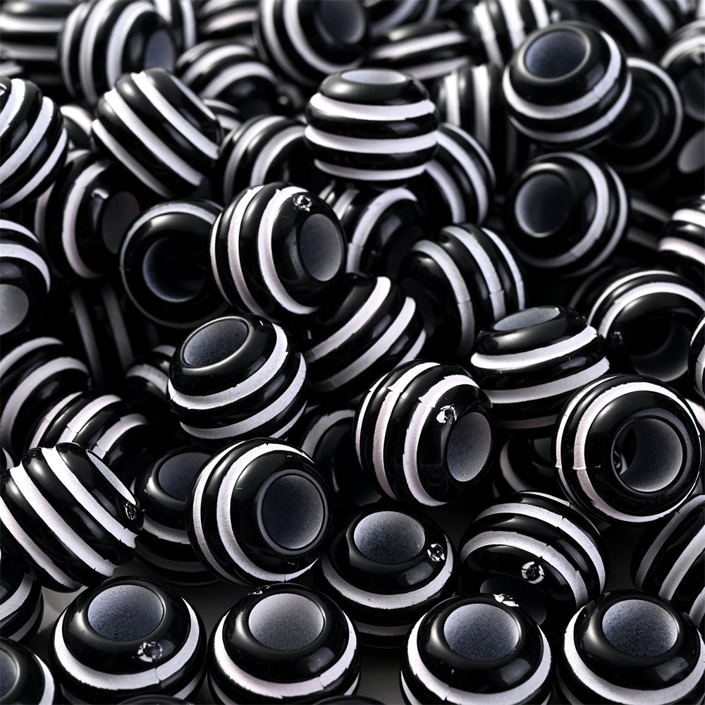 Geometric CCB Plastic Spacer Beads