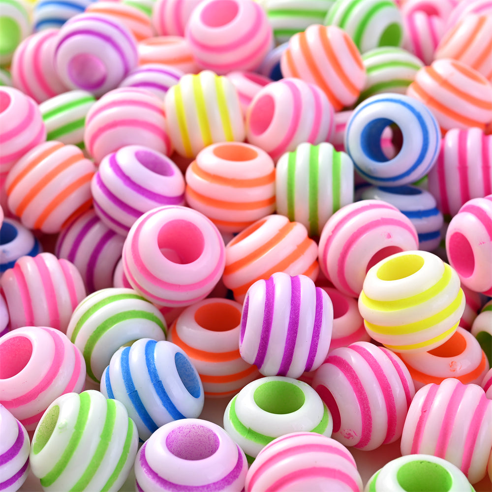 Geometric CCB Plastic Spacer Beads