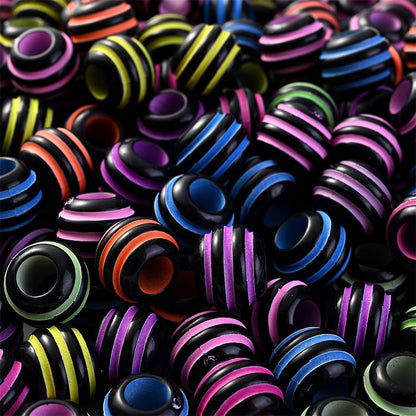 Geometric CCB Plastic Spacer Beads