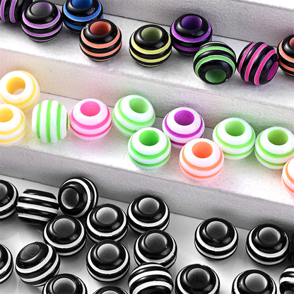 Geometric CCB Plastic Spacer Beads