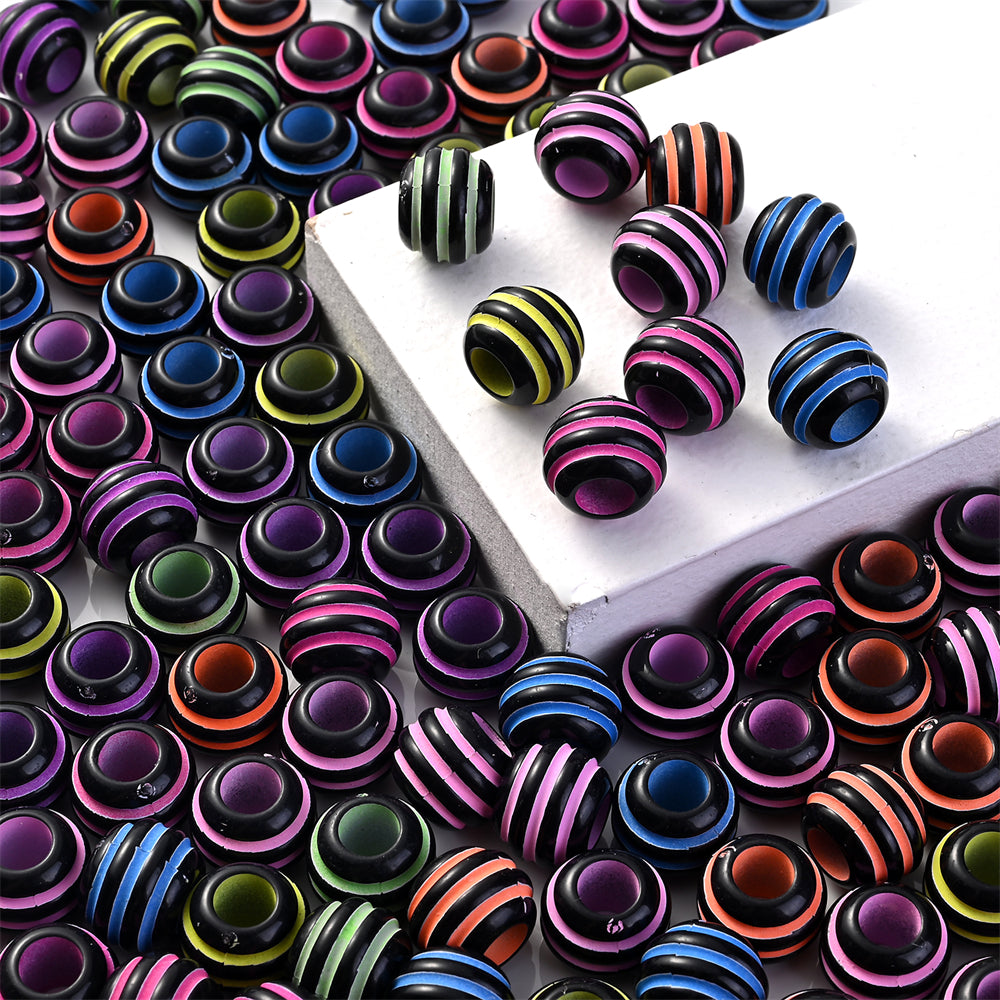 Geometric CCB Plastic Spacer Beads