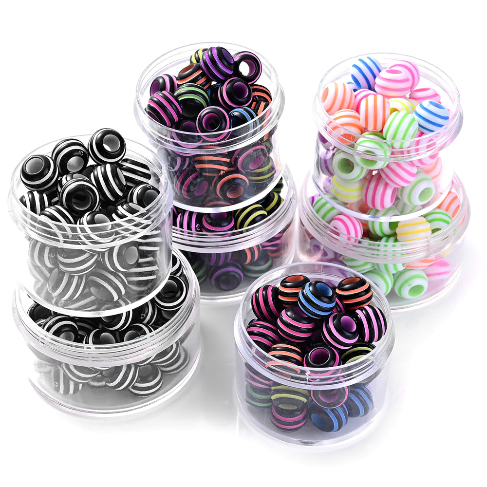 Geometric CCB Plastic Spacer Beads