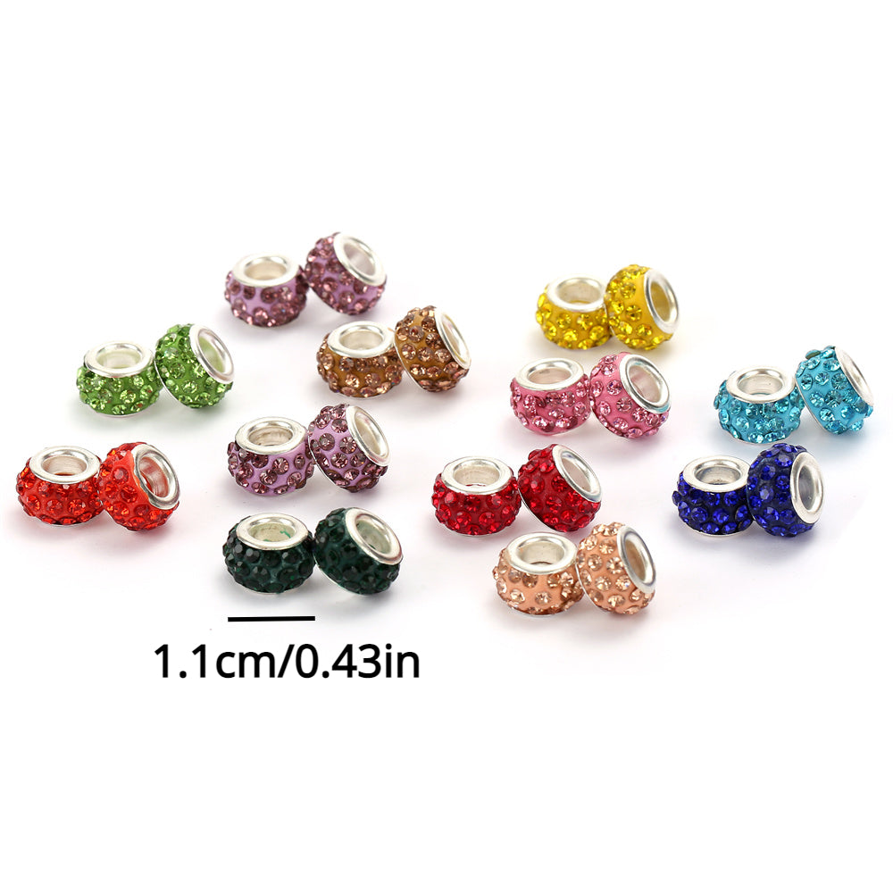 Colorful Trendy Acrylic Round Spacer Beads