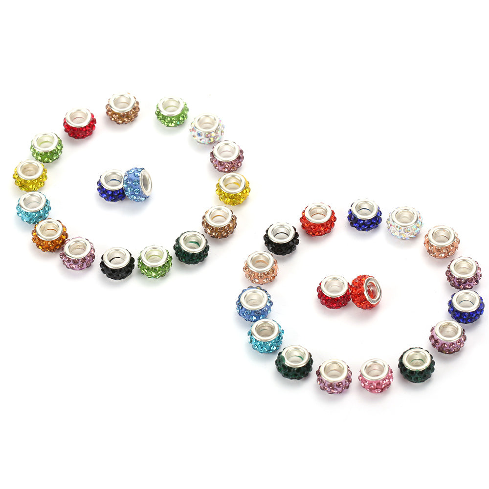 Colorful Trendy Acrylic Round Spacer Beads