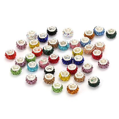 Colorful Trendy Acrylic Round Spacer Beads