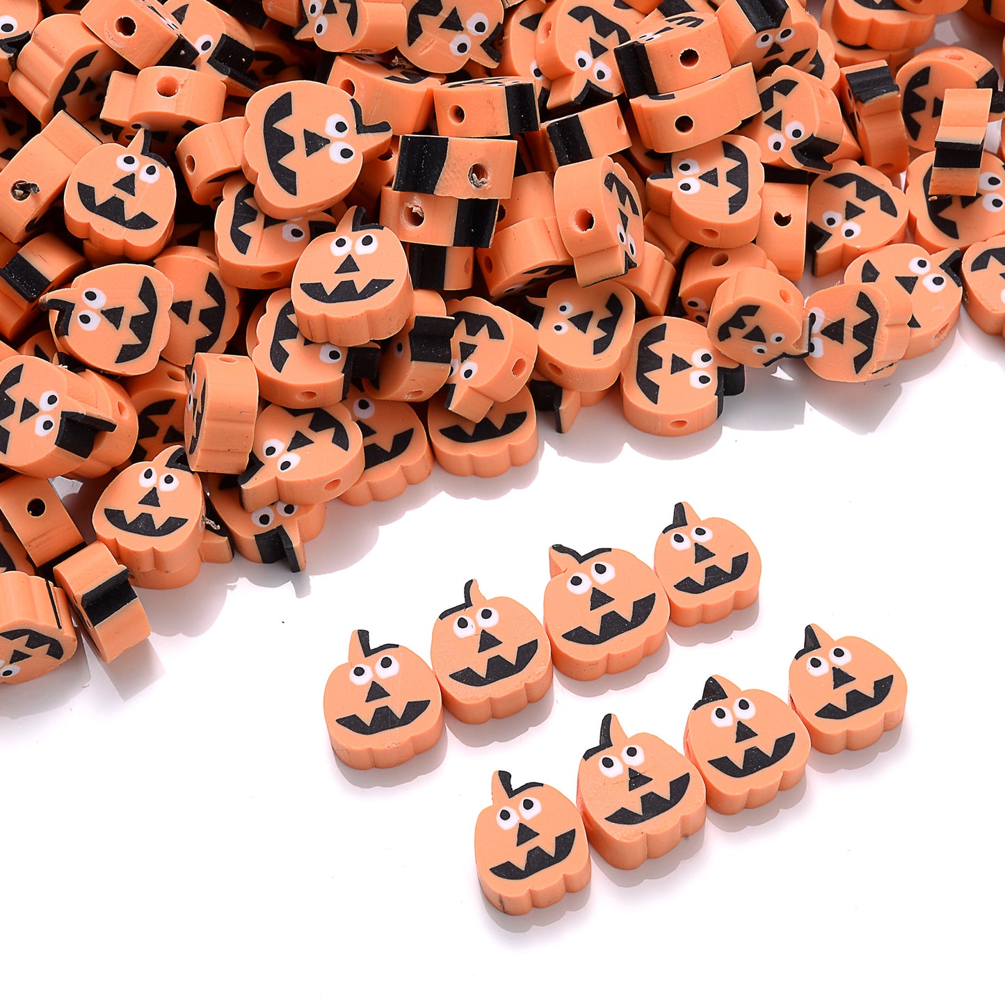 AB Color Shiny Heart Spacer Beads