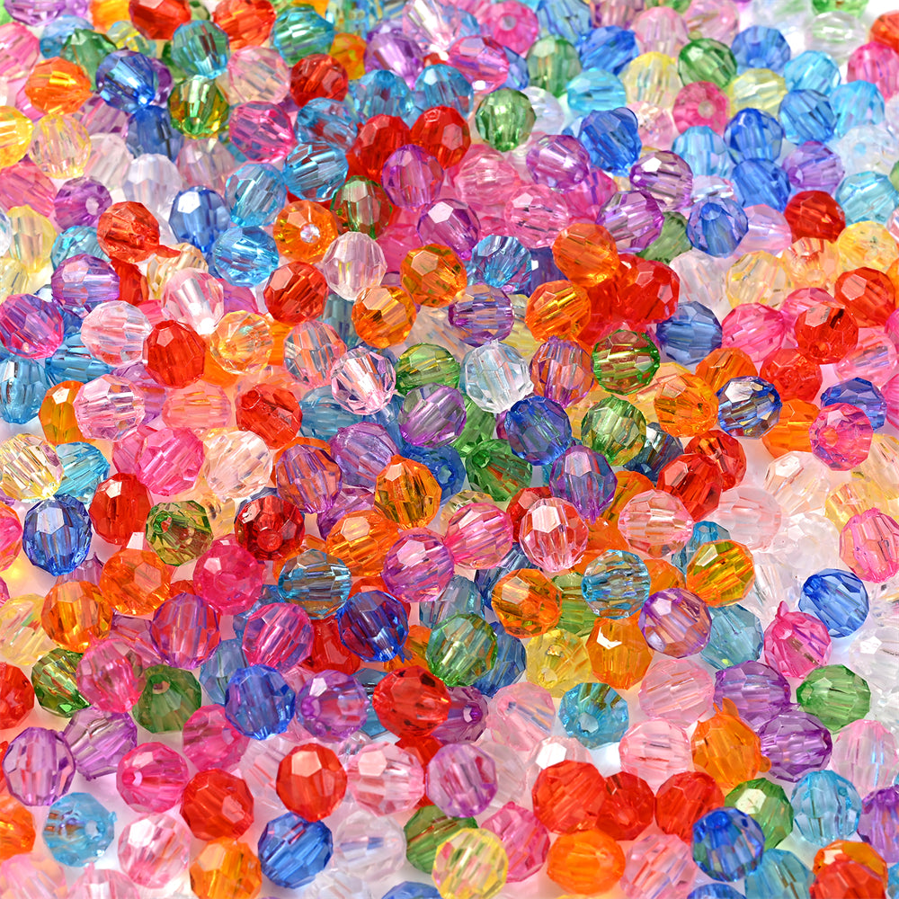 AB Color Shiny Heart Spacer Beads