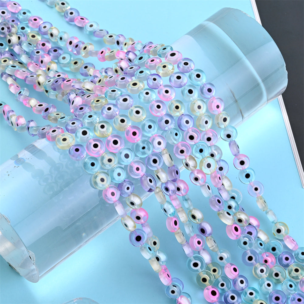 ABS Imitation Pearl Petal AB Shiny Flower Spacer Beads