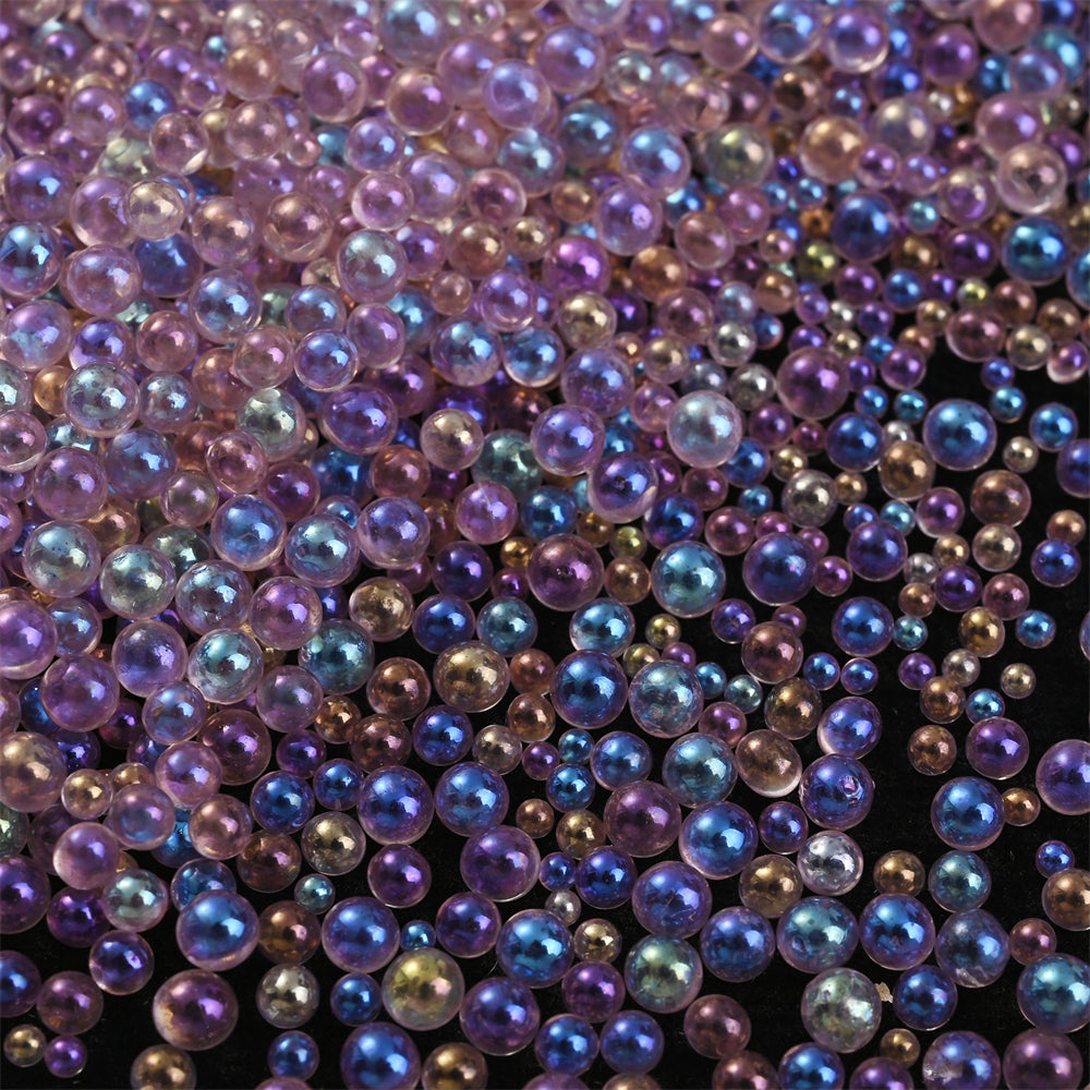 50g/bag Transparent Glass Seed Beads