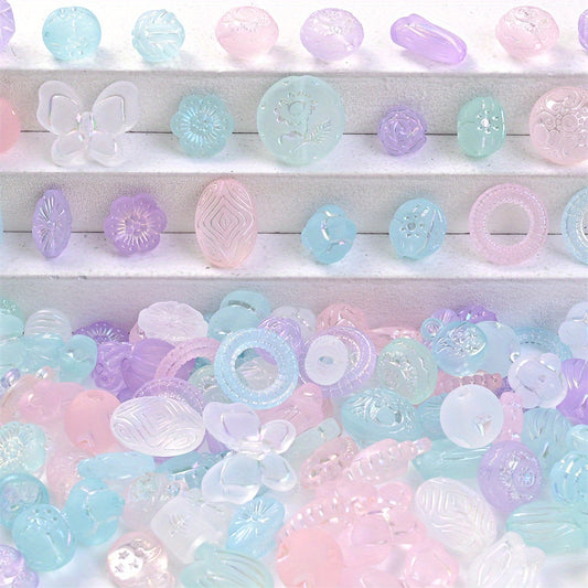 30g/Bag 6-18mm Irregular Candy Acrylic Beads
