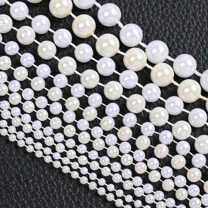 Ivory White Imitation Pearl Round Beads